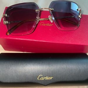 Cartier Big C Decor Sunglasses